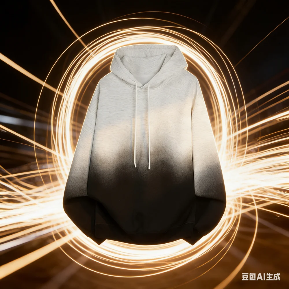 

New trendy spring-autumn clothing line - all-cotton loose-fitting hooded personalized solid-color men's and women's sweatshirts