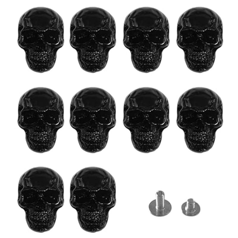 

Заклепки-гвоздики с большой головкой и черепом, 10 шт. декоративные кончо для пряжки из кожи своими руками