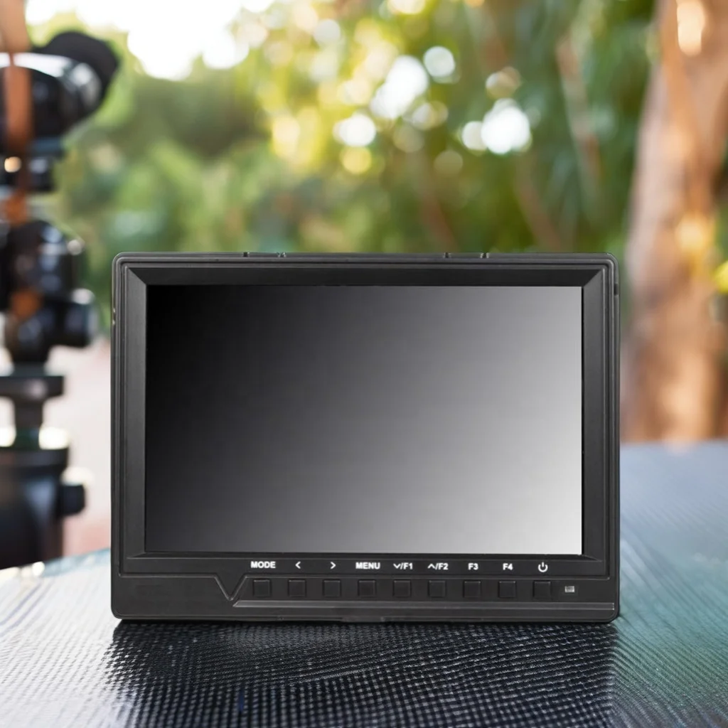 High Quality 1920x1200 7 Inch Battery Powered HD-MI LCD  For Camera With Sun Shade-Camera Accessories