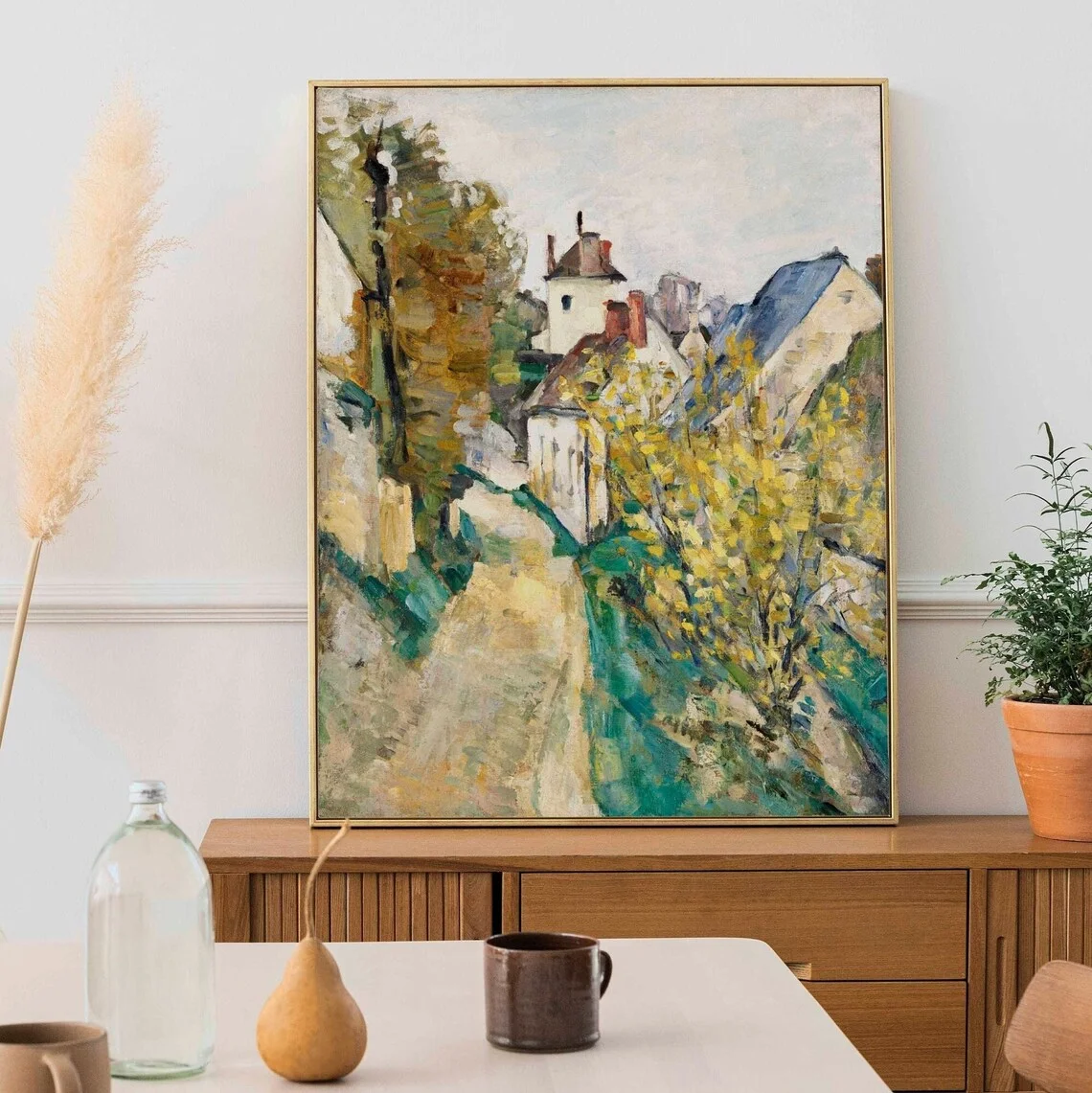 Paul Cézanne Print: House of Dr. Gachet (Premium Giclée Art Print of Vintage Impressionist Painting) Wall Art / Home Decor avail