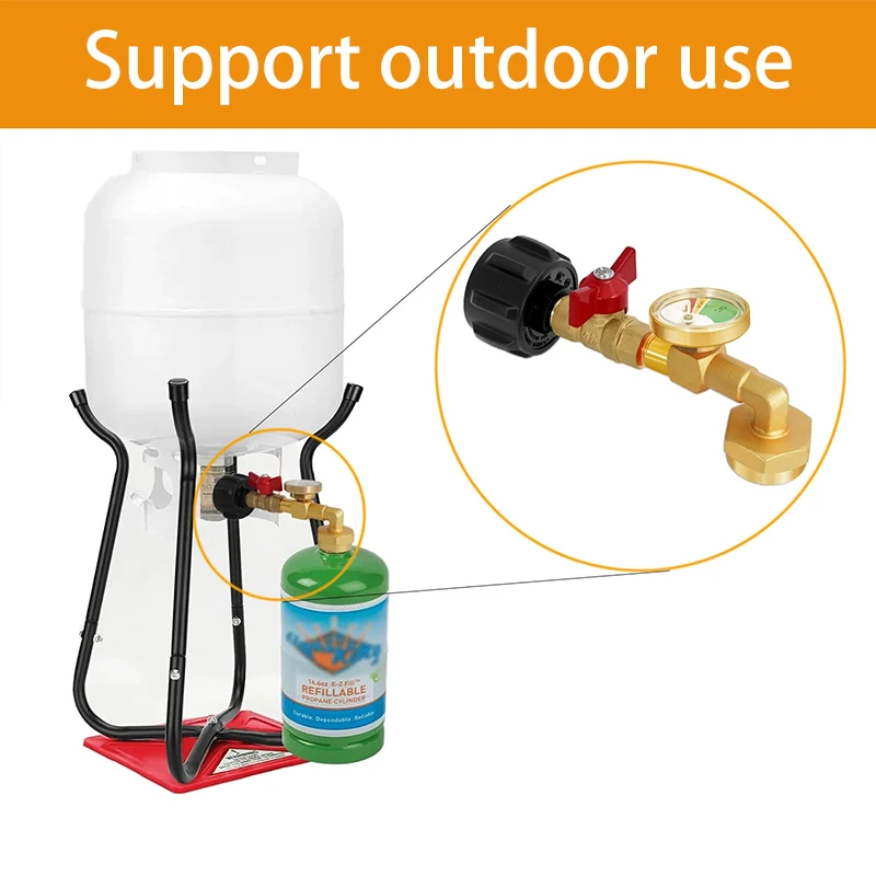 

Индикатор уровня газа в баллоне, латунный соединитель для индикатора уровня, универсальный адаптер-коннектор QCC1 для манометра