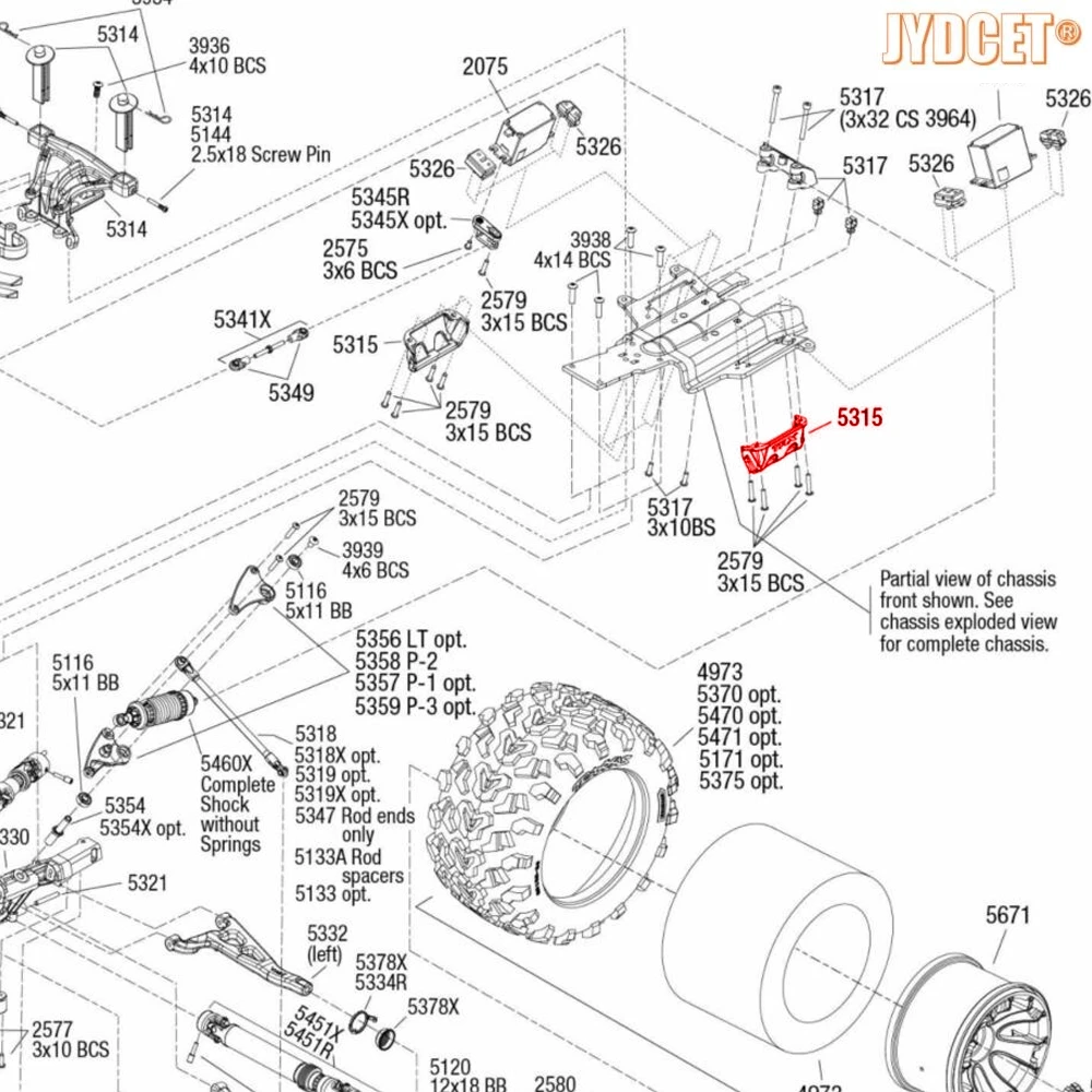 Aluminum Steering Servo Guards Protector #5315 for RC 1/10 Traxxas E-Revo Revo 2.0 VXL Slayer Pro 4x4