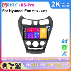 EKIY 2K Screen CarPlay Radio For Hyundai Eon 2012 - 2019 Android Auto 4G Car Multimedia Player Stereo GPS Navigation Ai Voice