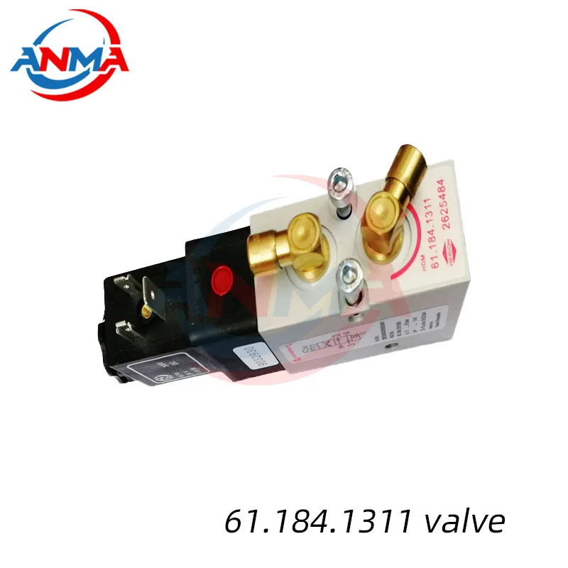 ANMA High Quality Solenoid Valve 61.184.1311 4/2 Way Valve Connector Bore for Heidelberg SM52 SM74 SM102 Printing Machine Parts