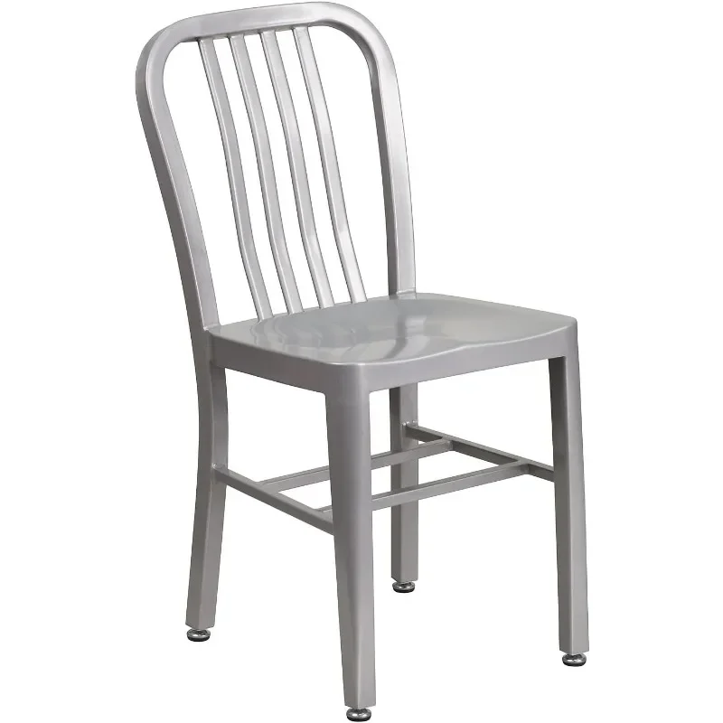 Garden Chairs, Commercial Grade Metal Indoor-Outdoor Chair