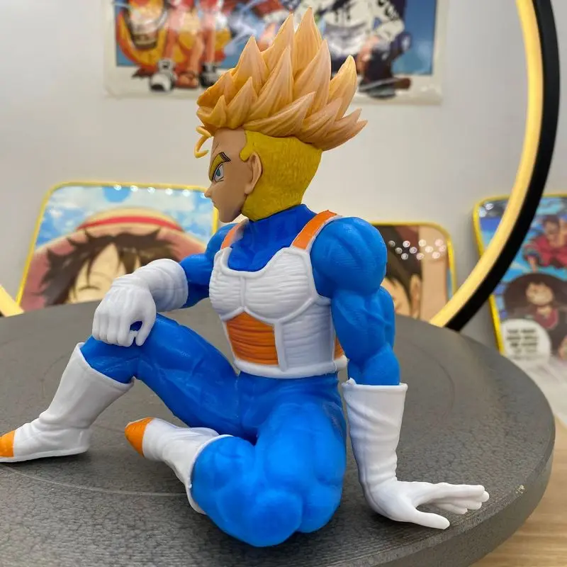 لعبة دراغون بول جذوع عمل الشكل تمثال سيارة الحلي محارب المستقبل نموذج اللعب Gk سايان الجلوس موقف Torankusu تمثال #4