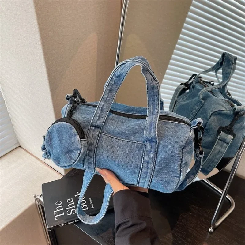 

Designer Inspired Crossbody-Bag With Unique Retro Texture And Letter Logo Offers Luxury Styling Plus Diaper Bag Function