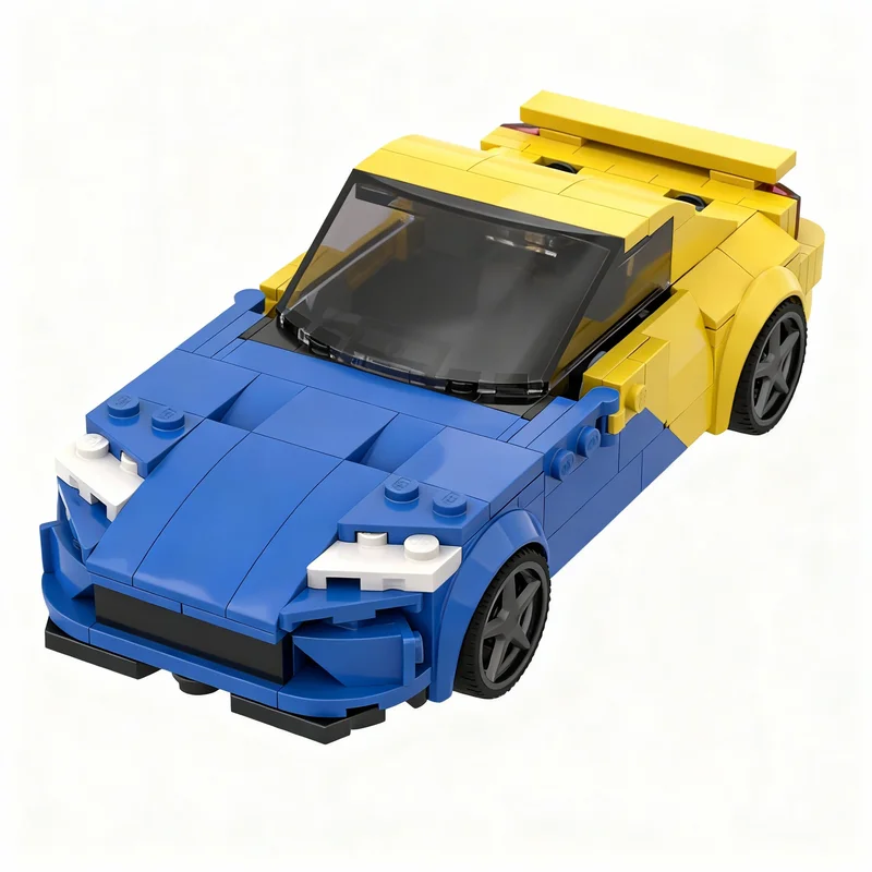 316ピース-moc-スプーン-s2000-グランツーリスモ-シティチャンピオンズ-モデル-ビルディングブロック-アーキテクチャ-クリスマスギフト-ディスプレイ-アートクラフト