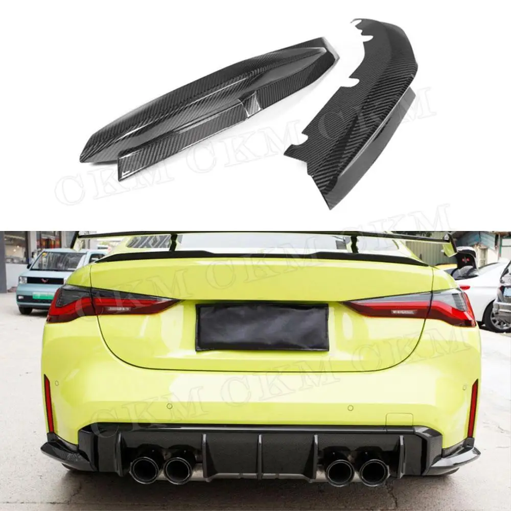 

Carbon Fiber Rear Bumper Lip Splitters Flaps Apron O Style For BMW G80 M3 G82 G83 M4 2021+ FRP Body Kits