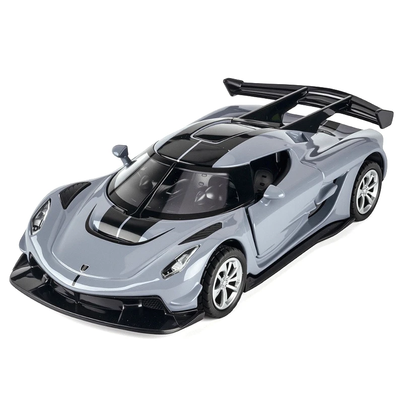 

1:36 Jesk alloy sports car toy car with sound and light model, suitable for indoor or car decoration, giving gifts to children