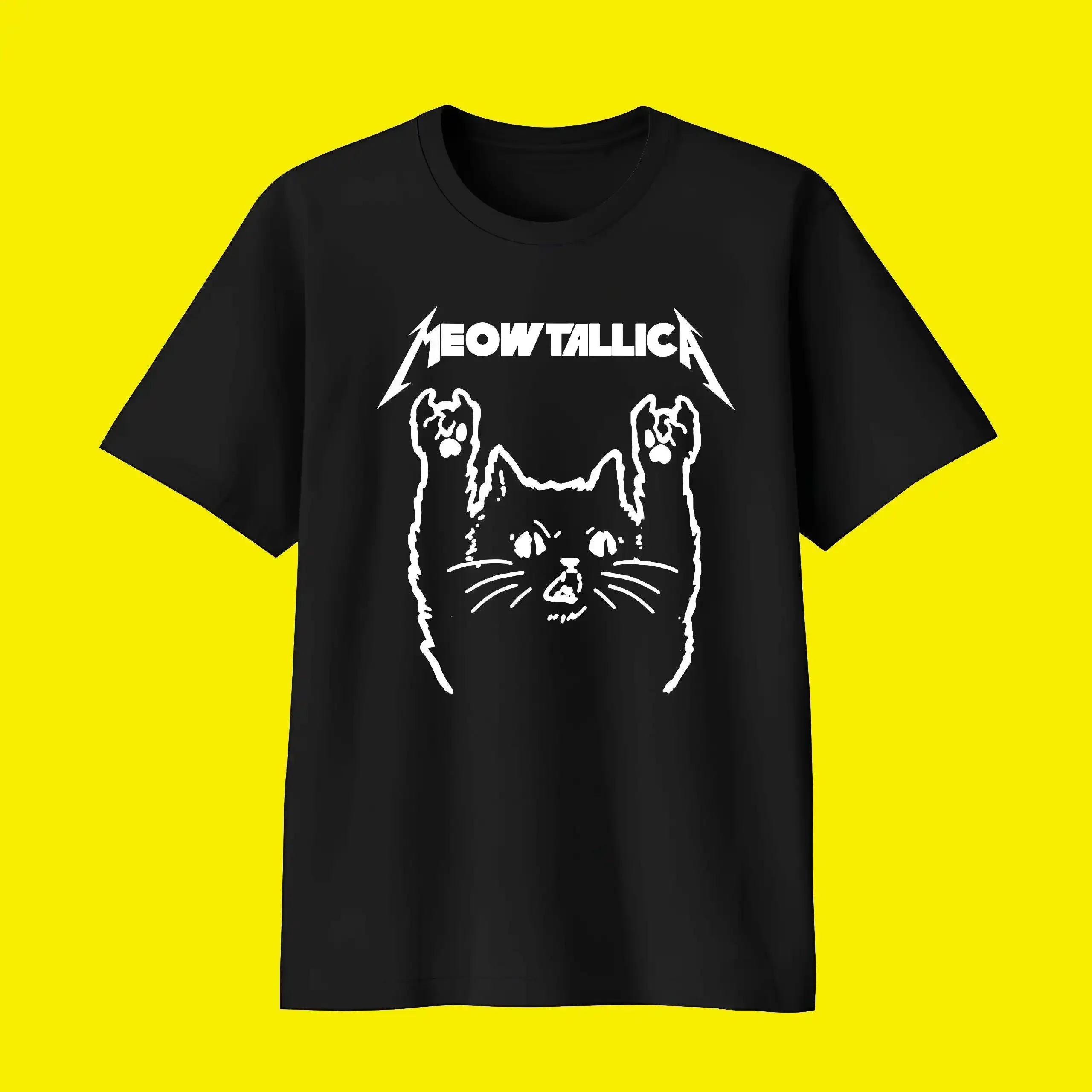 Vintage-Stil Parodie-Katzen-T-Shirt für Männer und Frauen