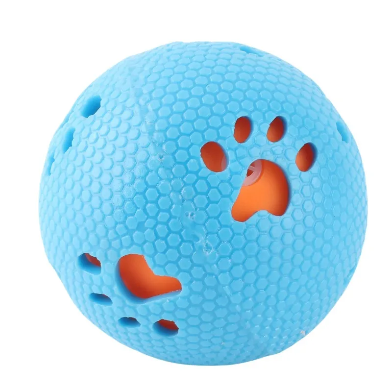 

Писклявые жевательные шарики для домашних животных, пищевой пластик, яркие цвета, игрушки для домашних животных, жевательный шарик с шипами для игр, для чистки зубов домашних животных