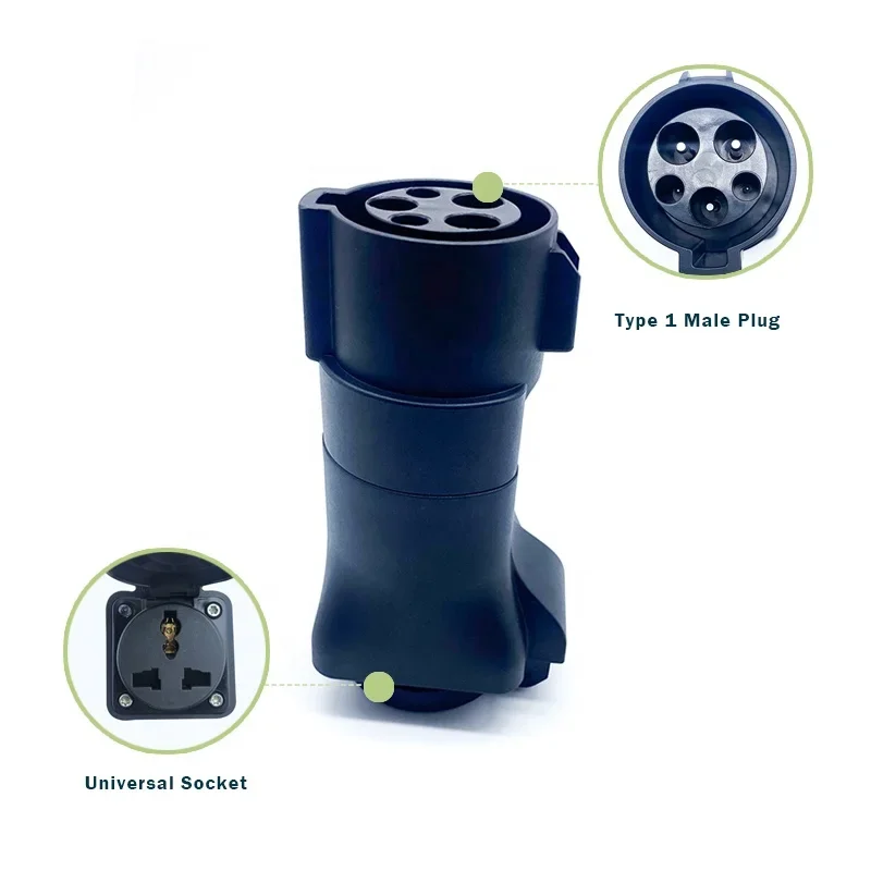 Adapter typu 1 do Schuko 16A Europejskie gniazdo domowe do skuterów elektrycznych i rowerów elektrycznych