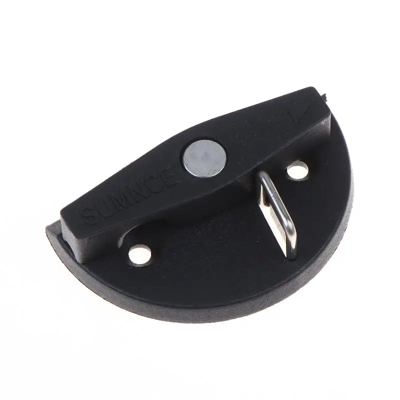 Latch Hatch Locker Trailer RV Toilet Door Round Lock For RV Yacht Plastic Hatch Turn Button Lock Boat Cabinet Door Knob Caravan