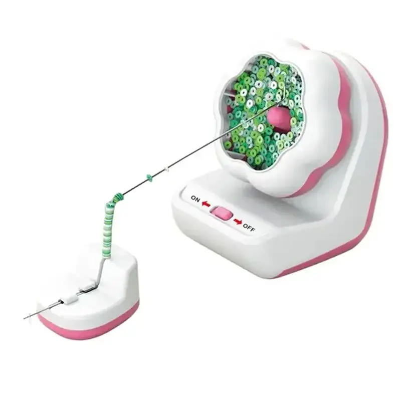 A67P-Electric Automatic Beading Machine Beading Bowl Diy Manual Beading Machine DIY Tools Rice Beading Tool Beading Machine
