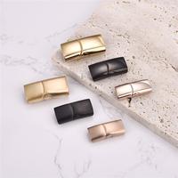 DIY Jewelry Making Components 316 Stainless Steel Magnetic Clasps For Bracelet Buckle Vintage Style Antique Brass Magnet