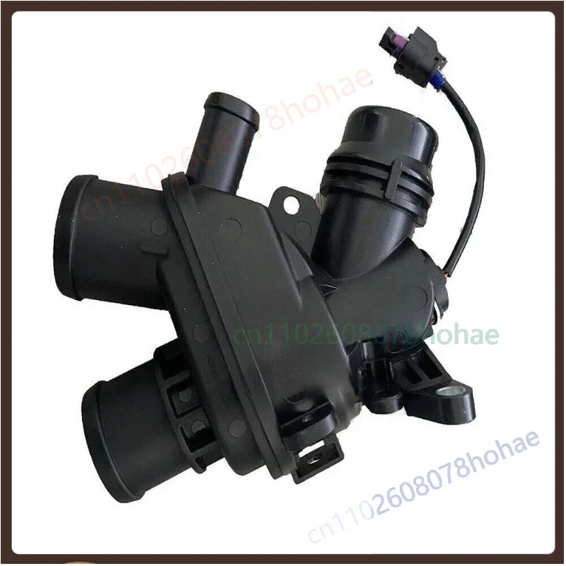 LR062498 LR107288 LR117568 Petrol Coolant Thermostat Housing w/ Sensor for Range Rover 13- RR Sport 14- New Discovery Velar