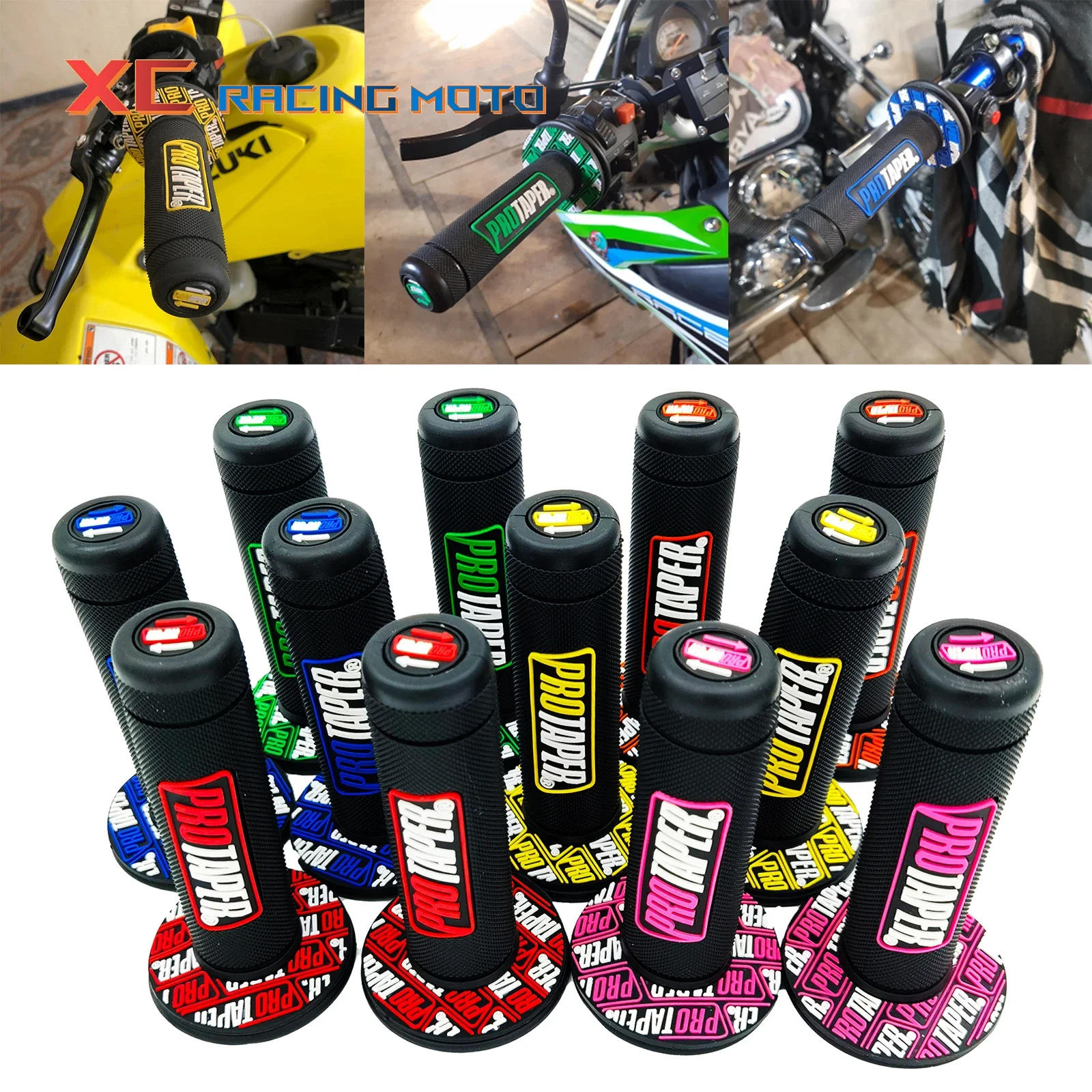 Motorcycle Handle Grips Motocross PRO Grip Handlebar Dirt PIit Bike 7/8