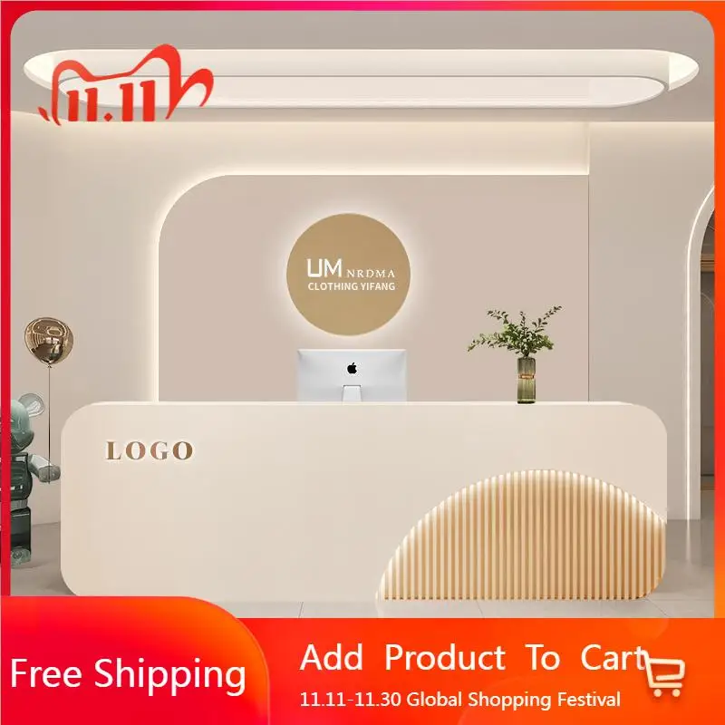 

Simple Modern Desks Beauty Salon Stands Business Design Adult Customer Desks Checkout Modern Welcome Escrivaninha Furniture