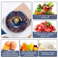 5L Stainless Steel Electric Meat Grinder Large Capacity Multifunctional Food Chopper Vegetable Slicer Blender for Home Kitchen 3