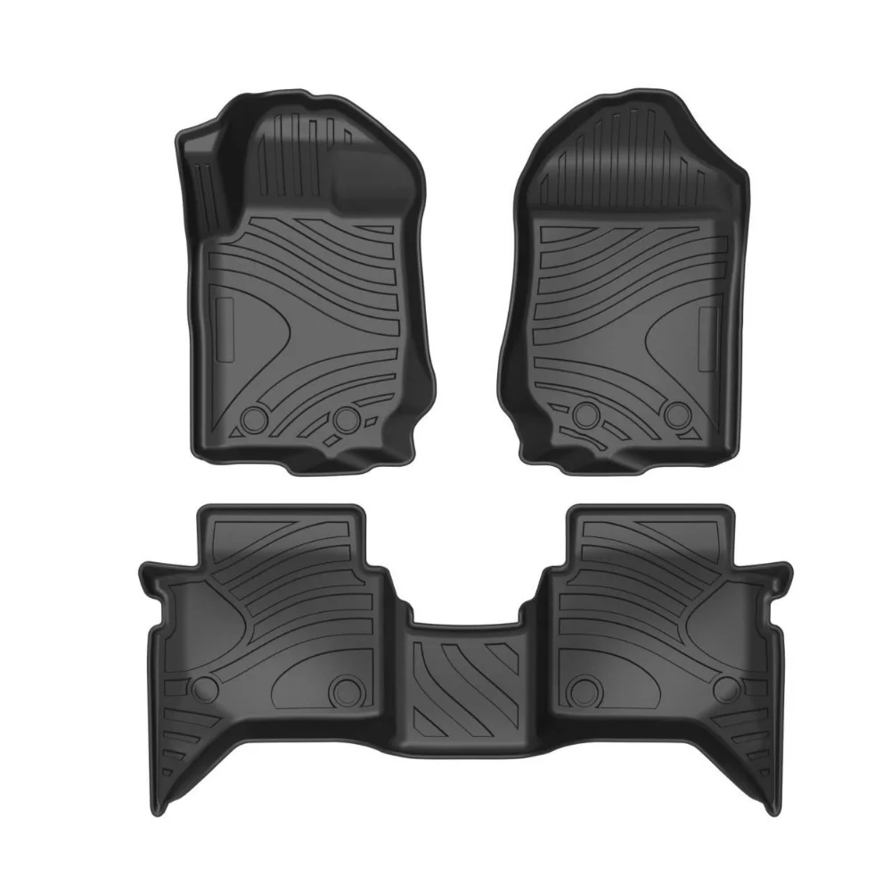 

For Ford RANGER 2019-2021 Waterproof Anti-slip Full Set Car Floor Carpet Mat The Left Driving Eco-friendly Non-toxic TPE Car Pad