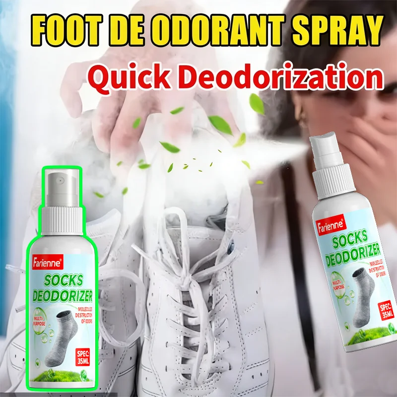 Farienne Professional Shoe & Sock Deodorizer - Instantly Eliminates Foot Odor, Multi-Purpose Odor Destroyer for Footwear