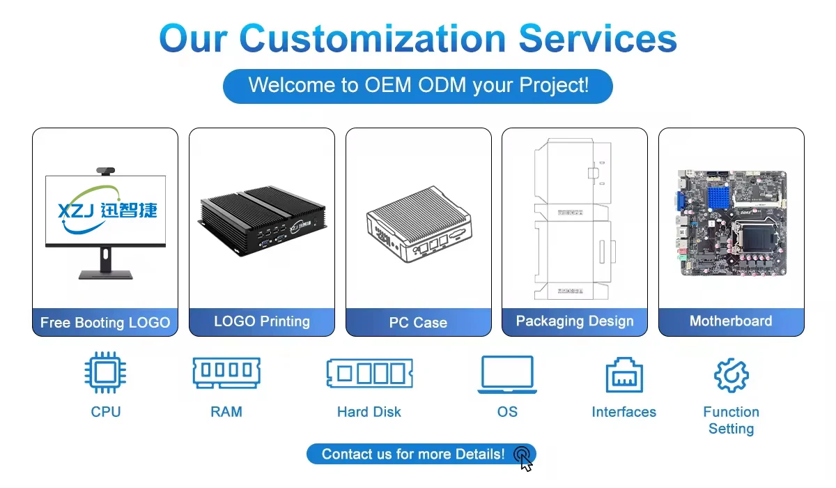 كمبيوتر صغير J6412 مزود بجدار الحماية بدون مروحة DDR4 - مقابس جديدة للولايات المتحدة/CN/الاتحاد الأوروبي #6