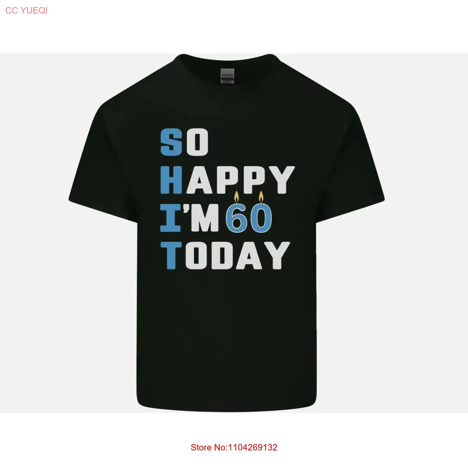 So Happy Im 60 Today Funny 60th Birthday Year Old Mens Light Cotton T Shirt vintage Washed Soft Stylish Breathable streetwear