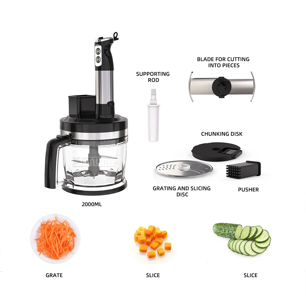 多機能調理機家庭用小型電気ミートグラインダーハンドヘルドブレンダー