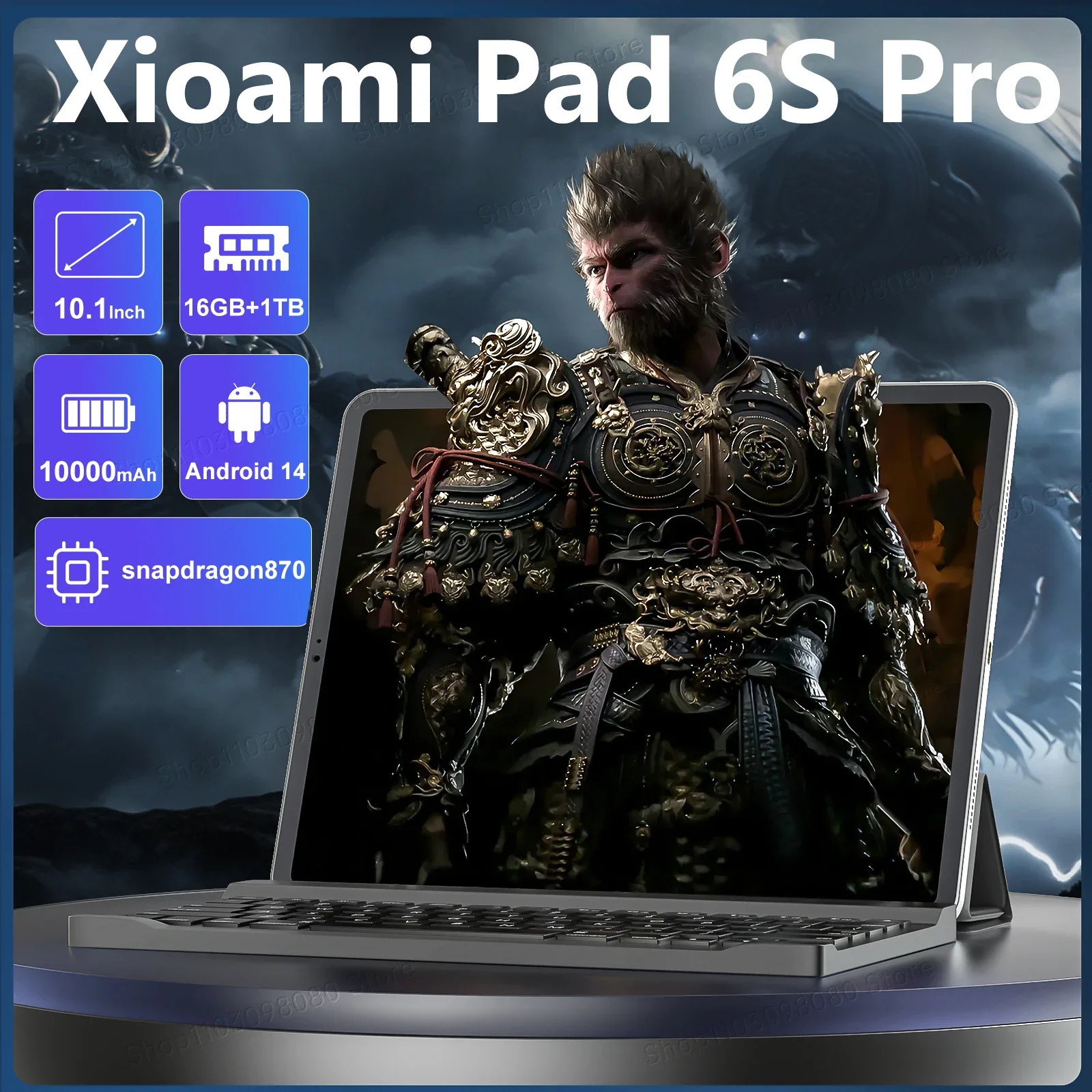 

2024 НОВЫЙ оригинальный планшет Xioami Pad 6S Pro, 16 ГБ + 1 т, 10000 мАч, 5G, планшет с двумя SIM-картами, Android 14 Bluetooth, Wi-Fi, GPS 10,1, HD, планшетный ПК