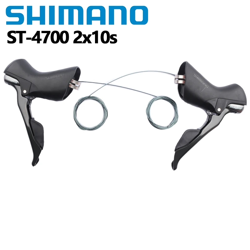 Shimano TIAGRA ST 4700 Shifter Dual Control Lever 2x10 Speed Shifter Rennrad Fahrrad Shifter 20s Original Shimano Teil – Detail 1
