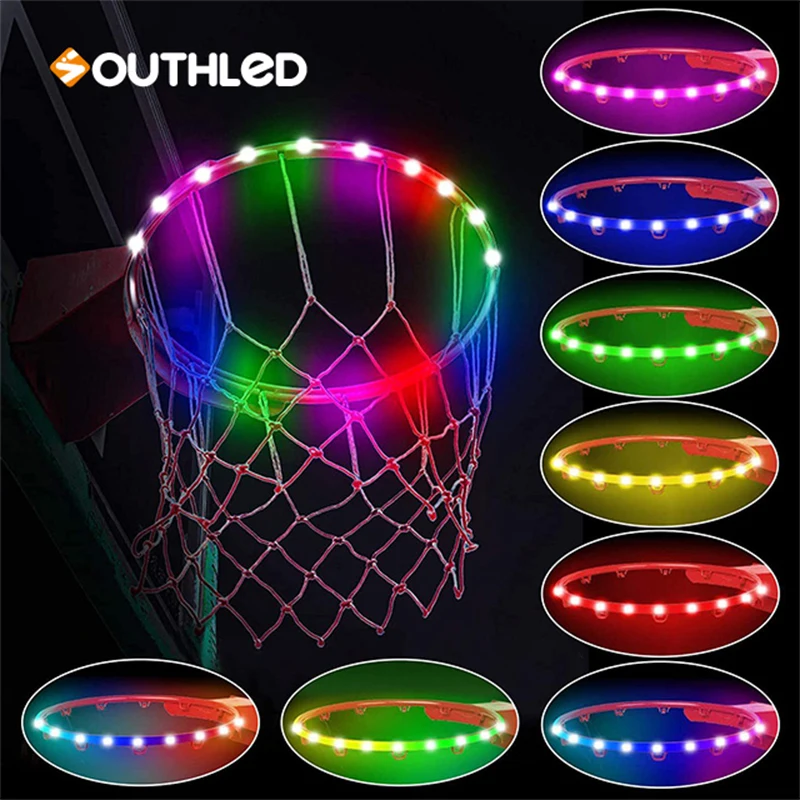 

Manufacturers Supply Led Basketball Hoop Frame Light Strip 2835rgb Solar Sensor Basket Light Strip