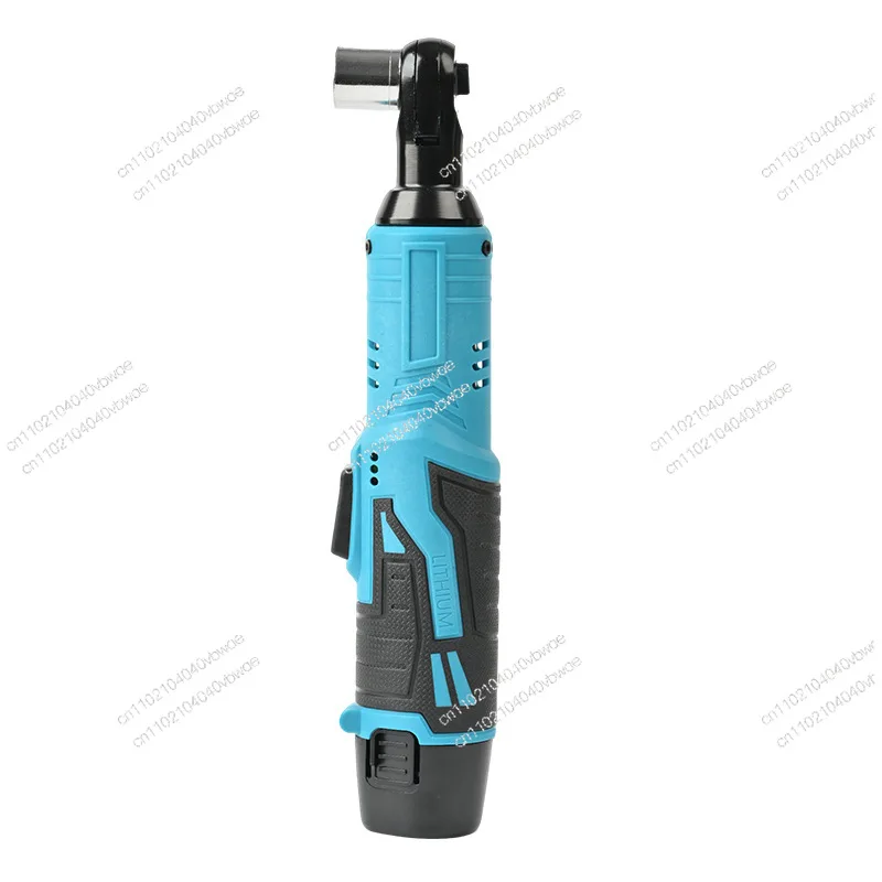 

Ключ с храповым механизмом для литиевой батареи, 90-градусный, прямоугольный, электрическая зарядка, сильный срок службы батареи, комбинация быстрых гаечных ключей