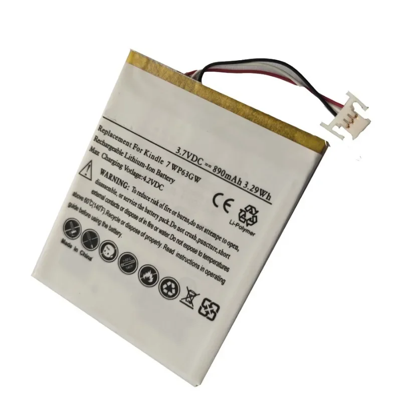 890mAh DR-A022 Mobile Phone Battery For Amazon Kindle 7 7Th Gen 6