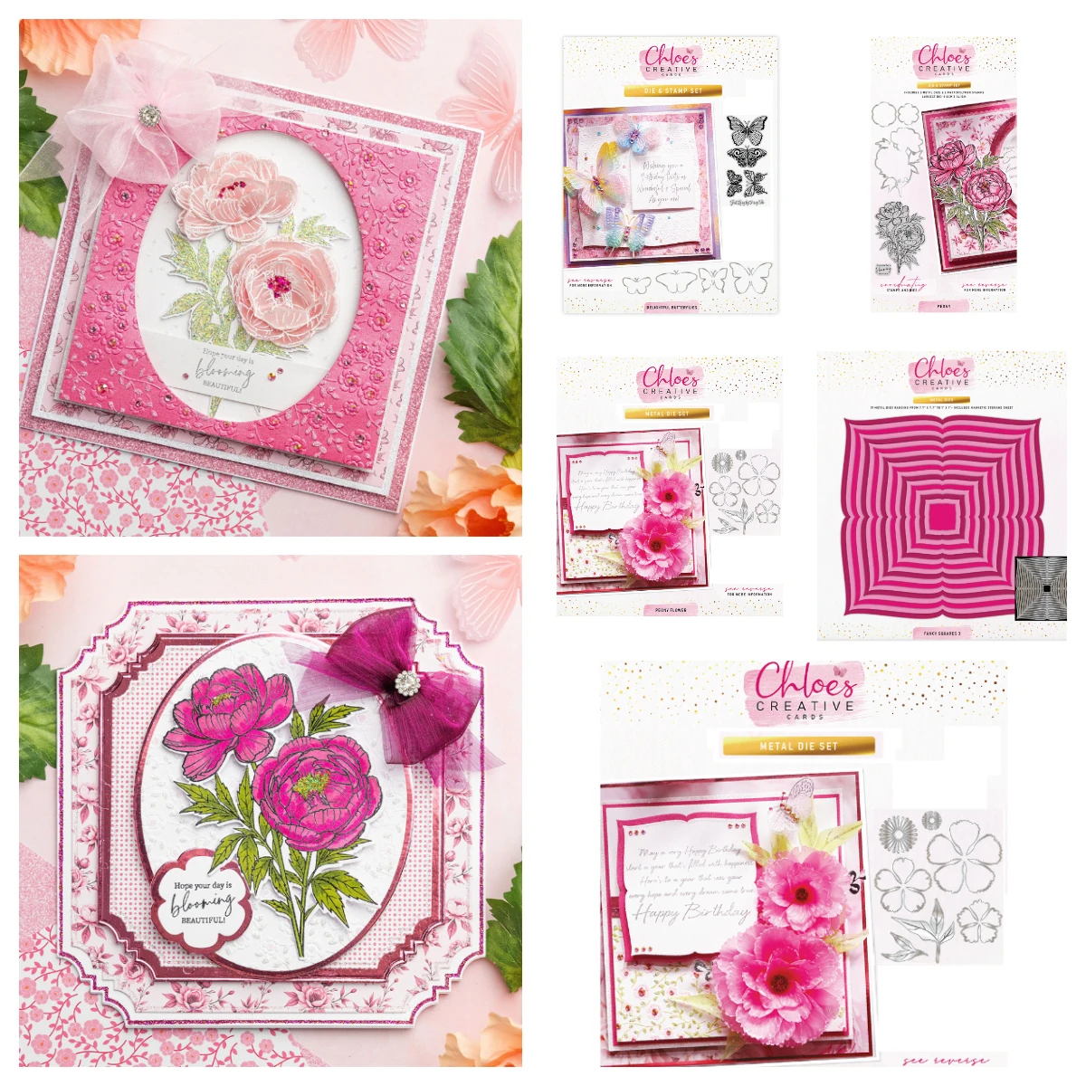 

Valentine's Peony Flower Die Series New Wreath Metal Cutting Dies Decoration Scrapbooking DIY Album Clear Stamps Seal Mold Craft