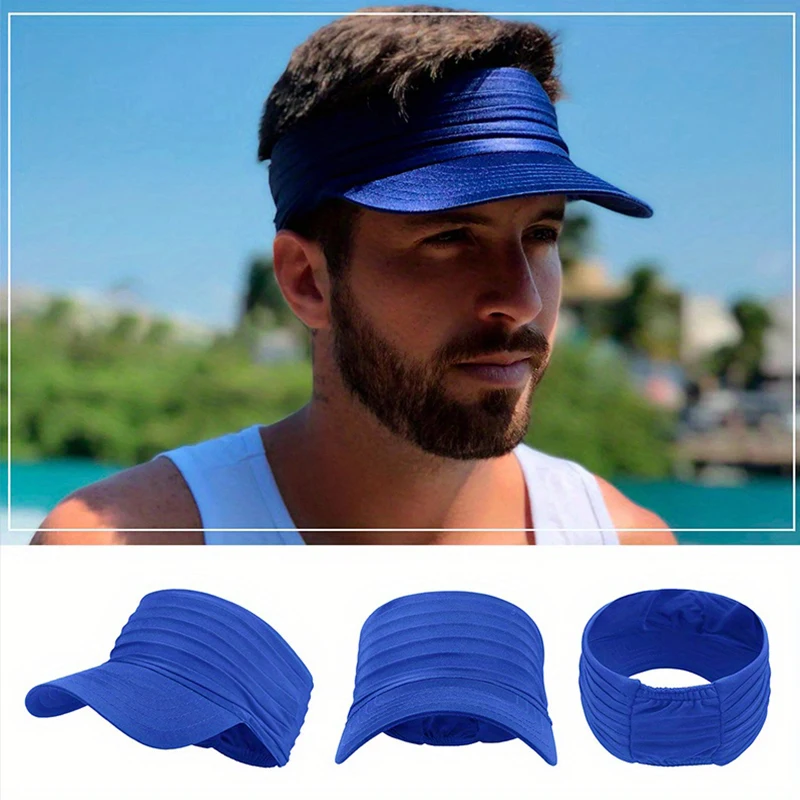 Frühlings- und Sommer-Sonnenschutzkappe mit offenem Oberteil für Outdoor-Aktivitäten, modische Sportkappe für Männer und Frauen, schnell trocknende Sonnenkappe für Erwachsene, Laufkappe mit Entenschnabel. – Detail 4