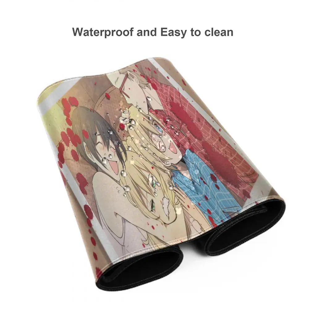 Anime Blood Blockade Battlefront Mousepad Mouse Pad Mouse Mat With Pad Prime Gaming XXL Keyboard Pad Stitch Padding Mat