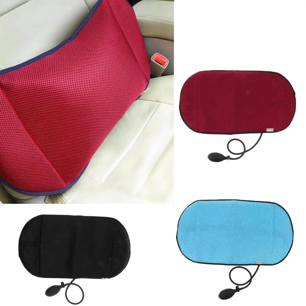 Lightweight Air Inflatable Support Cushion for Lower Back Pain, Waist Support Cushion for Women Men