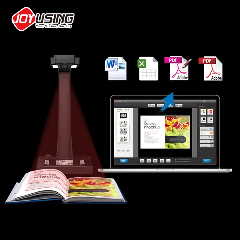 A3 18M  Portable Easy Scan Book Scanner Convenient  Automatic Book Document Scanner With Better Performance