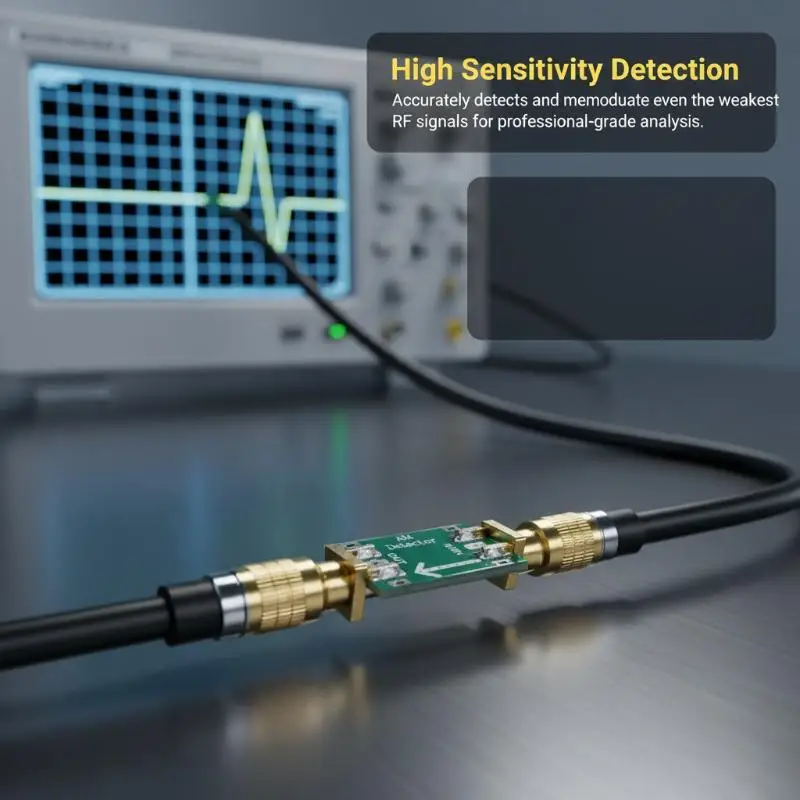 

0.1-3200Mhz RF AM Detector Modulation Envelope Detector Diode Demodulator Amplitude For Ham Radio Amplifier Walkie-talkie Drone