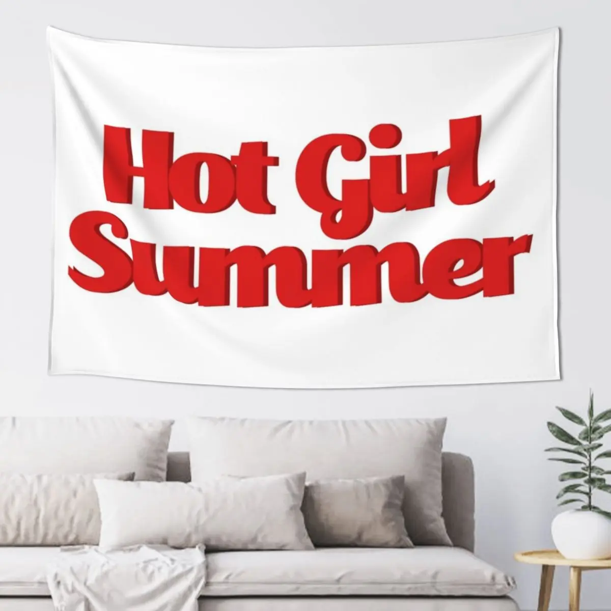 

Hot Girl Summer Tapestry Decorative Paintings Room Design Cute Decor Tapestry