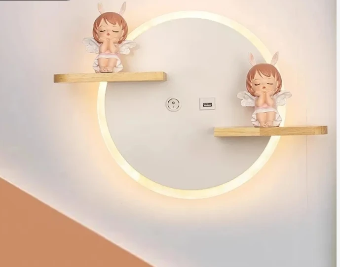 Nordic Cartoon Children's Room Wall Lamp Cute Unicorn Ornaments Kids Bedside Light Decoration Bedroom Creative Led Adjustable