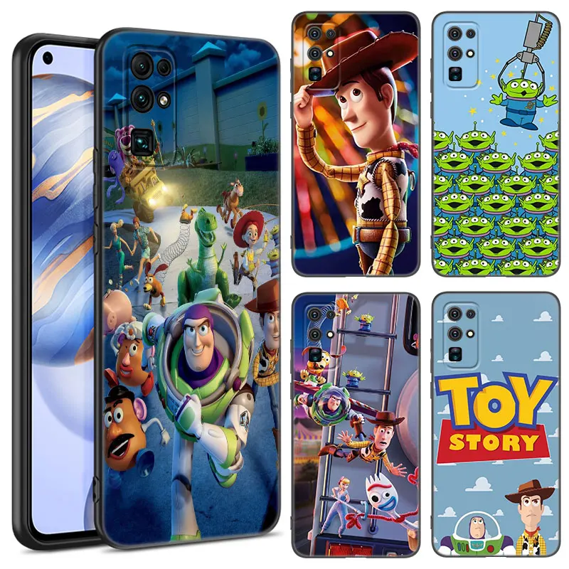 Черный чехол для телефона TToy Story Woody Buz для Honor 70 90 Lite X40 GT X50 i X5 Plus X6A X6S X7A X8A X8B X6 X7 X8 X9 4G X9A X9B 5G