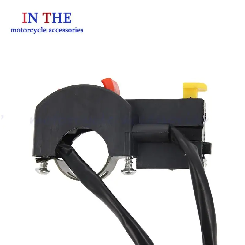 For Honda KTM Yamaha Kawasaki Universal Motorcycle for  Motorcycle Handlebar Fog Light Switch ON-OFF Button Switch