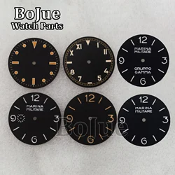 39mm Wath Dial Vintage Retro Green Luminors Watch Face for PAM Case 6154 ETA6497/6498/ST3600 Automatic Movement Accessories