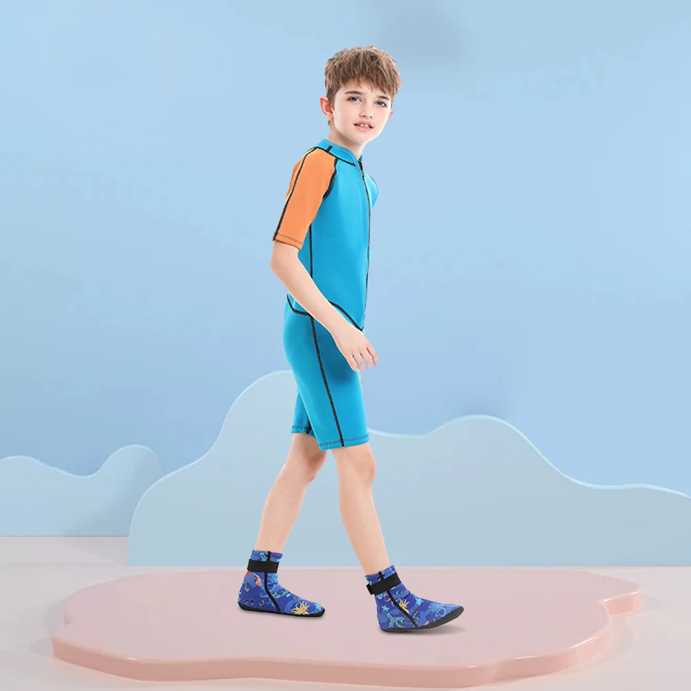 

Kids Neoprene Water Socks Beach Socks Anti-slip Wetsuit Socks Adjustable Toddlers Diving Socks Keep Warm for Water Sports