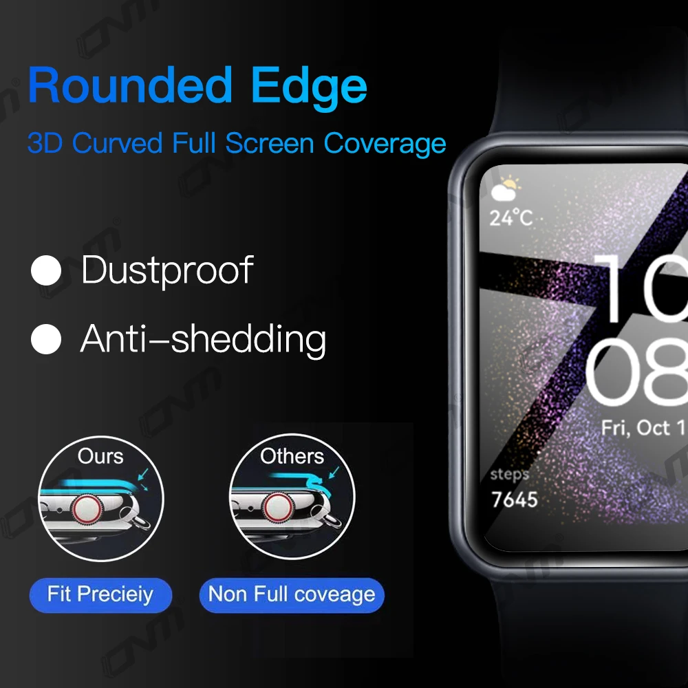Filme protetor de tela para Huawei Watch, Huawei Watch Fit, Edição Especial, Tela Smartwatch, Não Vidro, 5D