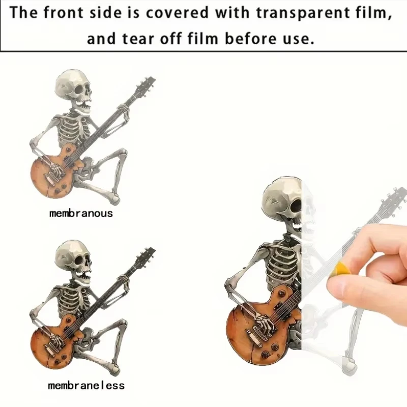 Skull Guitar Car Ornament 6