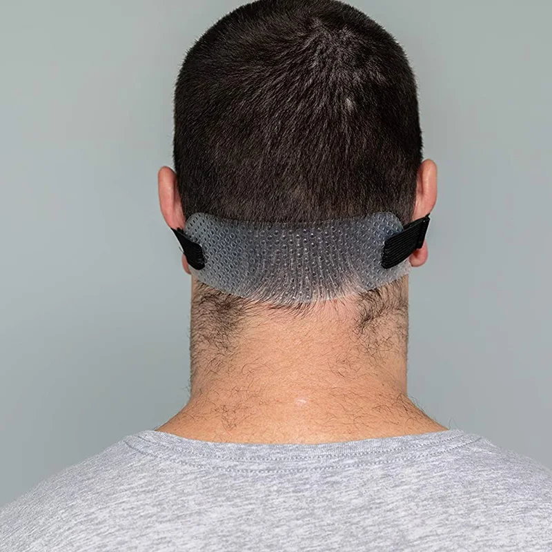 Guía para el cabello del cuello: un modelo de escote para afeitar y mantener una línea del cabello del cuello limpio y recto: un plantilla para corte de pelo del escote