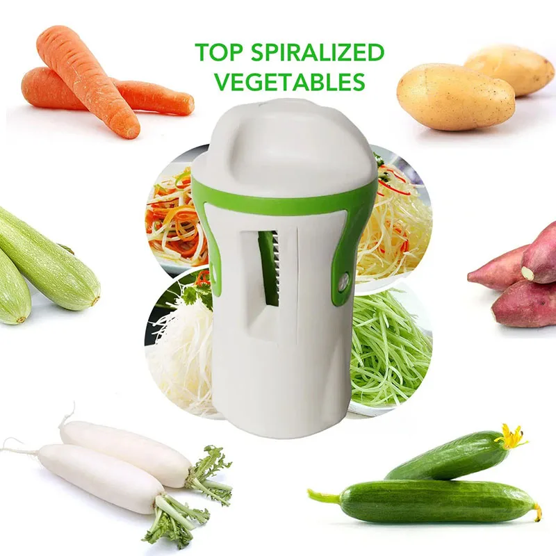 Heavy Duty Spiralizer Vegetable Slicer Vegetable Spiral Slicer Cutter Zucchini Pasta Noodle Spaghetti Maker